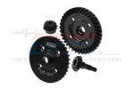 TRAXXAS MAXX MONSTER TRUCK 4140 Medium Carbon Steel Front And Rear Spiral Differential Ring Gear & Pinion Gear - GPM TS1200S TRAXXAS MAXX MONSTER TRUCK 4140 Medium Carbon Steel Front And Rear Spiral Differential Ring Gear & Pinion Gear - GPM TS1200S