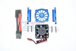 TRAXXAS MAXX MONSTER TRUCK Aluminum Motor Heat Sink With Cooling Fan - 9pc set - GPM TXMS018FAN TRAXXAS MAXX MONSTER TRUCK Aluminum Motor Heat Sink With Cooling Fan - 9pc set - GPM TXMS018FAN