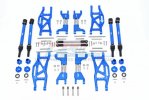 TRAXXAS MAXX MONSTER TRUCK Aluminum Front + Rear Upper+Lower Arms+Front + Rear Adjustable CVD Drive Shaft+Hex Adapter+Wheel Lock+Stainless Steel Adjustable Front Steering Tie Rod(widening Kit) - 88pc set - GPM TXMS100 TRAXXAS MAXX MONSTER TRUCK Aluminum Front + Rear Upper+Lower Arms+Front + Rear Adjustable CVD Drive Shaft+Hex Adapter+Wheel Lock+Stainless Steel Adjustable Front Steering Tie Rod(widening Kit) - 88pc set - GPM TXMS100