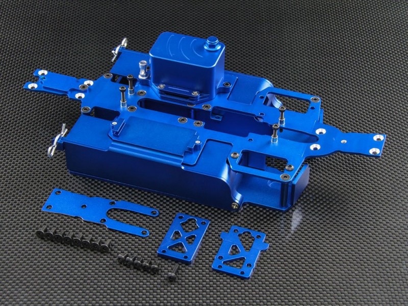GPM ERV016 Precision Alloy Chassis Plate for Traxxas 1:16 Mini E-REVO