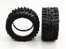 TRAXXAS 1:16 Mini E-REVO Front/Rear Rubber Radial Tire With Insert (40g) (Offroad Dirt Hawg Pattern) - 1pr - GPM ERV887F/R40G TRAXXAS 1:16 Mini E-REVO Front/Rear Rubber Radial Tire With Insert (40g) (Offroad Dirt Hawg Pattern) - 1pr - GPM ERV887F/R40G