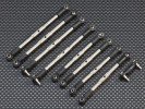 TRAXXAS 1:16 Mini E-REVO Titanium Completed Tie Rod - 9pcs set - GPM TERV160 TRAXXAS 1:16 Mini E-REVO Titanium Completed Tie Rod - 9pcs set - GPM TERV160