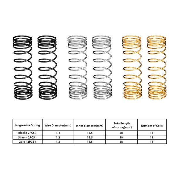 TRAXXAS MINI MAXX MONSTER TRUCK Progressive Spring Set - GPM TXMM087/SP