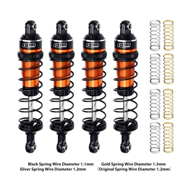 GPM TXMM087FR Precision 6061 Alloy Shock Set for TRAXXAS MINI MAXX