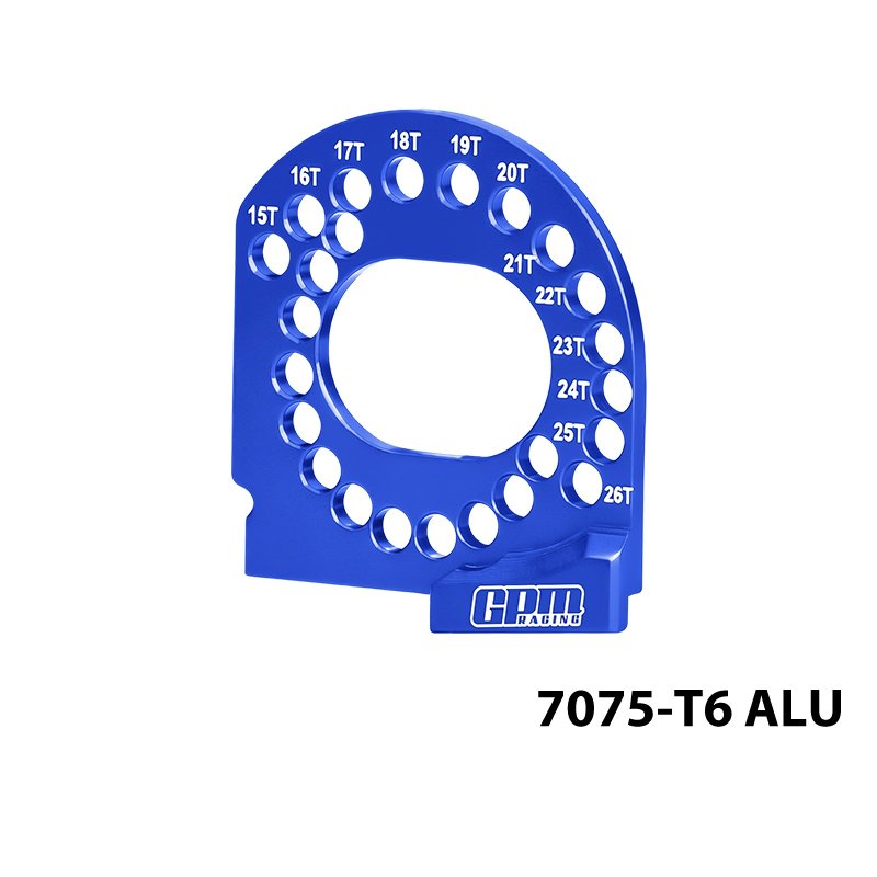 TRAXXAS MINI XRT VXL 3S 7075 Alloy Motor Plate 15T-26T - GPM XRTM018