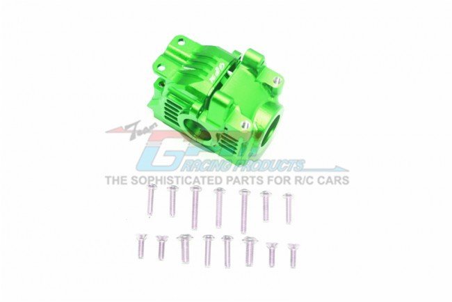 GPM Green Aluminum Front Gearbox for Traxxas 4x4 Slash Rustler Stampede XO-1 