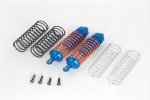 TRAXXAS SLASH 4X4 Alloy Rear Adjustable Spring Damper With Alloy Ball Top & Ball Ends - 1pr set (1.3mm, 1.5mm, 1.7mm Coil Spring & 4mm Thick Shaft) - GPM SLA102R