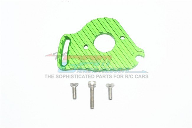 GPM Aluminum Motor Plate With Heat Sink Fins For Traxxas Slash 4x4 LCG – Blue Upgrade Part - View #9