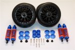 TRAXXAS SLASH 4X4 LOW-CG Aluminum Rally Racing Dampers And Tires - 4pc set - GPM SLA087102FR TRAXXAS SLASH 4X4 LOW-CG Aluminum Rally Racing Dampers And Tires - 4pc set - GPM SLA087102FR
