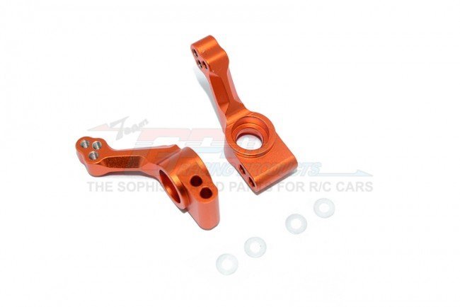 GPM Aluminium Hinterachsschenkel Für Traxxas LaTrax Rally/SST/Teton – 1 Paar, Orange (Teilenr. LTX022-OR)
