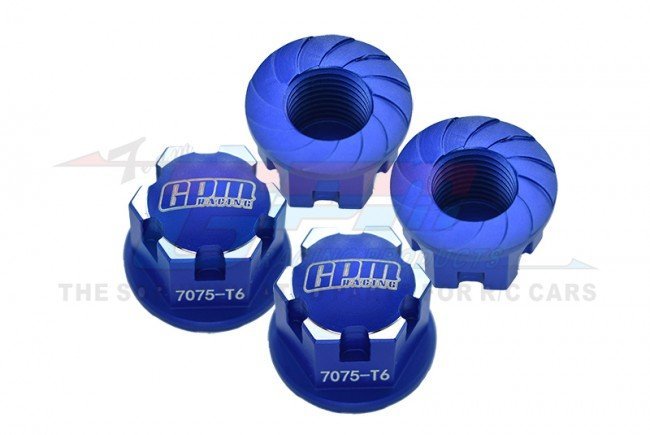 GPM SLE005A Precision Aluminium Wheel Lock Set for TRAXXAS Sledge