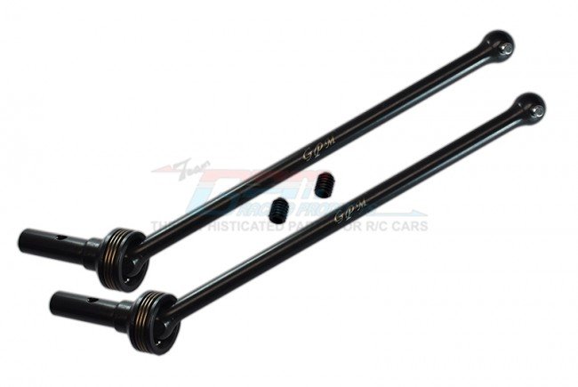 TRAXXAS SLEDGE MONSTER TRUCK 4140 Carbon Steel Front / Rear CVD Drive Shaft - 4pc set - GPM SLE133F/RS