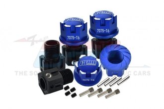 4PCS 1/10 RC Car Aluminum Alloy Wheel Hex Hub Adapter Extensions - 10MM To 17MM For Traxxas Maxx - View #5