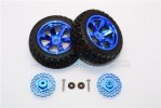 TRAXXAS TETON Aluminum Brake Disk +5.5mm Thick With Tires And Wheels - 8pc set - GPM TET010AD55WT TRAXXAS TETON Aluminum Brake Disk +5.5mm Thick With Tires And Wheels - 8pc set - GPM TET010AD55WT