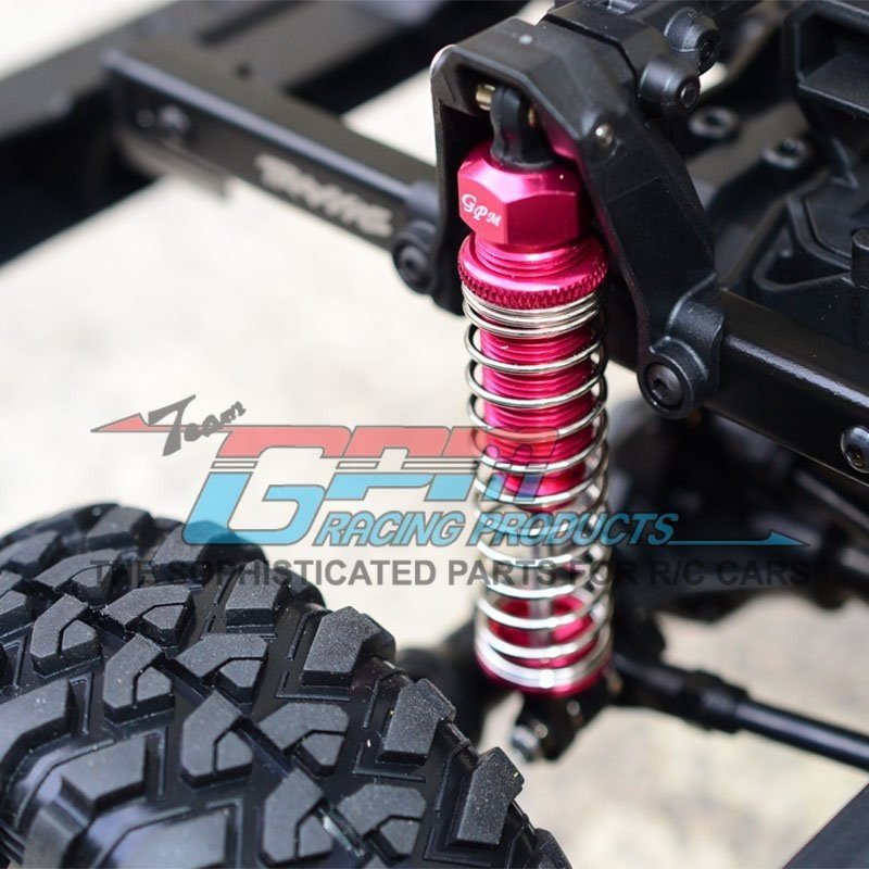 Pedane Laterali In Alluminio GPM Per Traxxas TRX-4 E TRX-6 – Modello C, Nero (GPMTRX4014XBK)