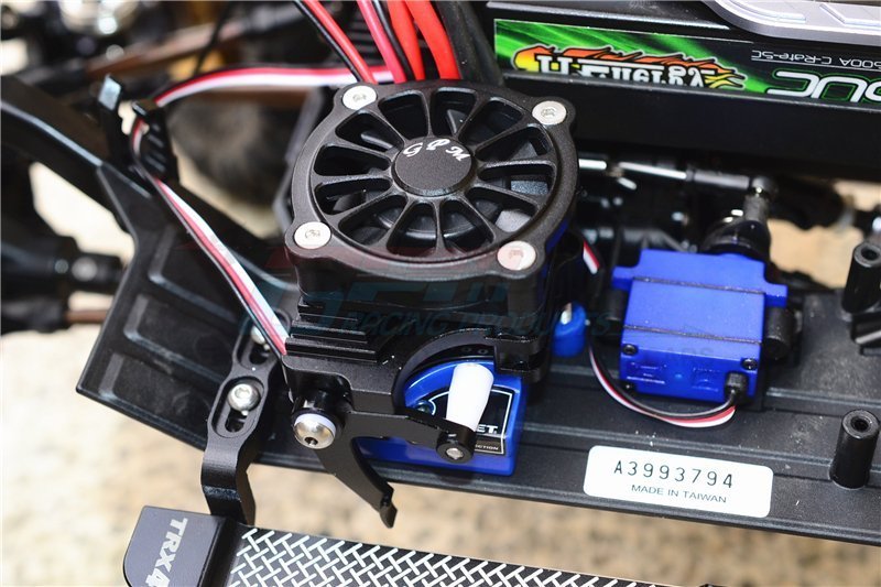 GPM Motor-Kühler Mit Lüfter Für Traxxas TRX-4 & TRX-6 – Aluminium, 35 Mm, Orange