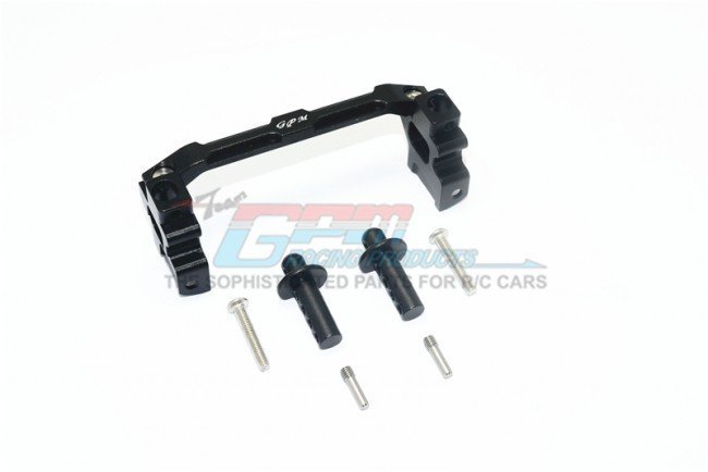 GPM Set Porta Carrozzeria Regolabile In Alluminio Per Traxxas TRX-4 – 7 Pezzi, Colore Blu, Per Defender/Bronco