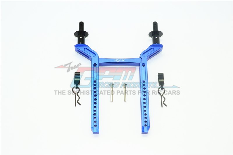 GPM Racing Set Supporto Posteriore In Alluminio (5 Pezzi) Arancione Per TRX-4/TRX-6 - Tuning Radicale