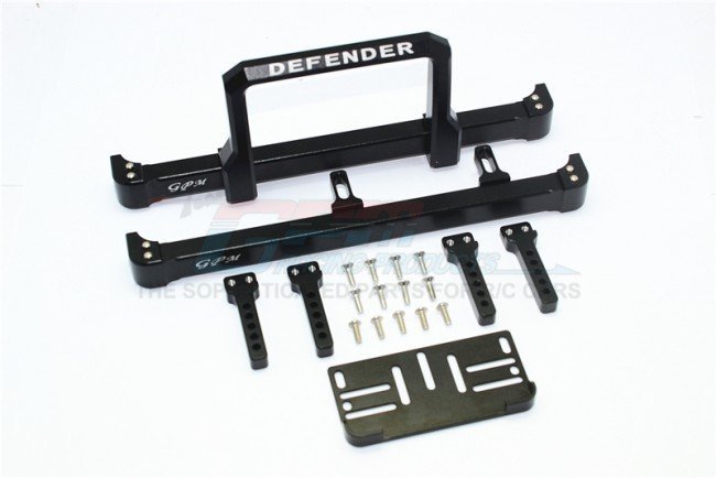 GPM Aluminium Getriebegehäuse-Schutz Für Traxxas TRX-4 Defender – Front Oder Heck, 1 Stück, Silber