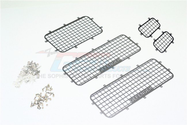 TRAXXAS TRX4 TRAIL CRAWLER Aluminum Window Guard For Trx 4 Defender - 101pc set - GPM TRX4ZSP12