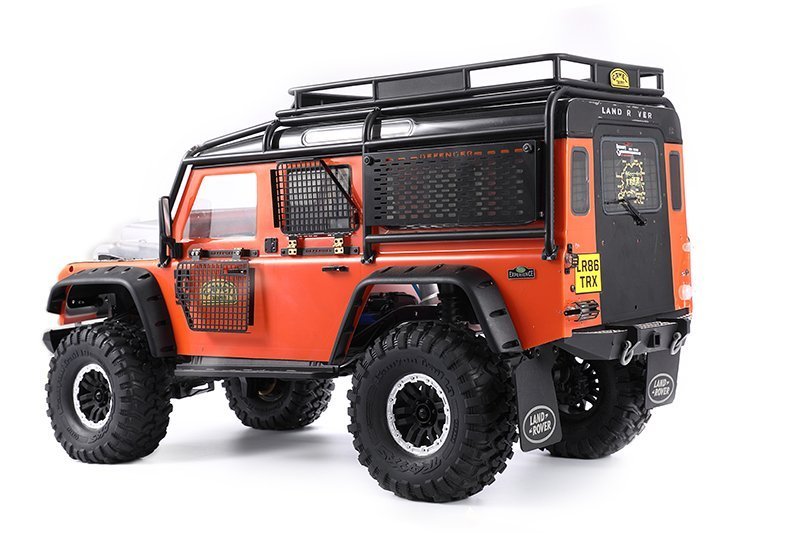 GPM Accessori In Acciaio Inox Per TRX-4 Crawler - Set 81 Pezzi Con Battistrada Antiscivolo E Prese D'Aria Per Paraurti, Per Traxxas 1/10 Defender