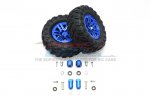 TRAXXAS TRX4 TRAIL CRAWLER 1.9\' Aluminum 6 Spokes BBS Rims With Onroad Tires And 12mm Thick Alloy Hex - 12pc set - GPM TRX4889/12MM