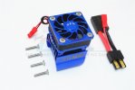TRAXXAS TRX4 TRAIL CRAWLER Aluminum 35mm Motor Heat Sink With Cooling Fan - 9pc set - GPM TRX4018FAN TRAXXAS TRX4 TRAIL CRAWLER Aluminum 35mm Motor Heat Sink With Cooling Fan - 9pc set - GPM TRX4018FAN