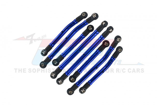 GPM Racing Tiranti Regolabili In Alluminio 6061-T6 Per Traxxas TRX4M Bronco & Defender – Barre Alta Resistenza Per Upgrades Crawler Argento