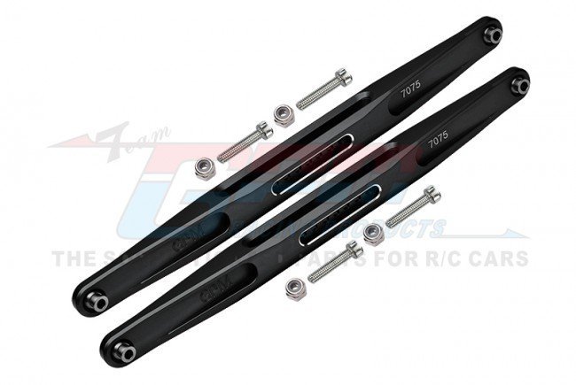 GPM - Kit Barre Stabilisatrice Avant/arrière Aluminium Et Inox - Pour Traxxas Desert Racer 1/7 (#85076-4) - Orange - 8 Pièces