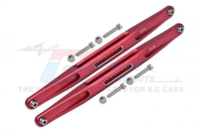 GPM Set 23 Pezzi Barre Antirollio E Bracci In Alluminio E Acciaio Per Traxxas Unlimited Desert Racer 4X4 (#85076-4) Blu