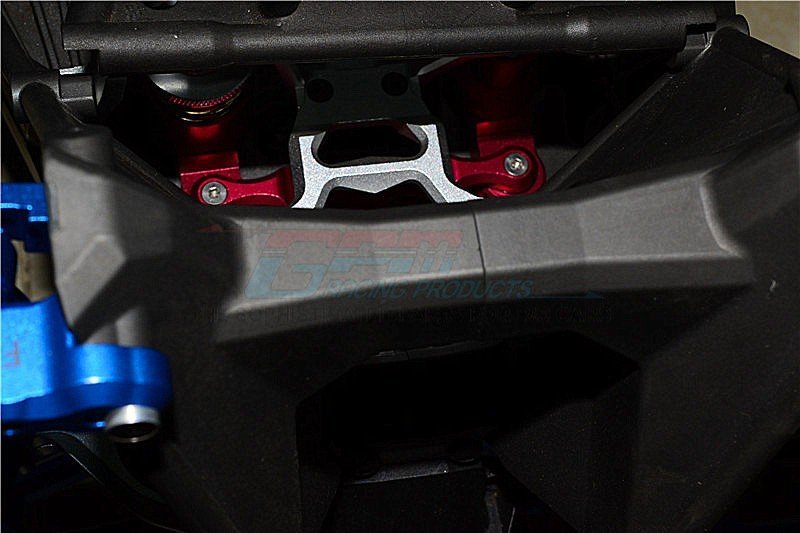 GPM Aluminum Steering Bellcrank Support For Traxxas X-Maxx 4X4 - 1 Set, Red - View #5