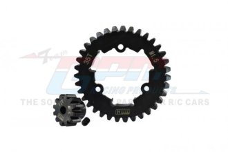アクセサリー POWER GEAR MAX GPM TXM1235TS Precision Carbon Steel Gear Set for Traxxas X-MAXX