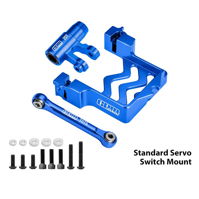 TRAXXAS X-MAXX 8S Aluminum Servo Mount +Aluminum Tie Rod+25T Aluminum Servo Horn - 16pc set - GPM TXM024N