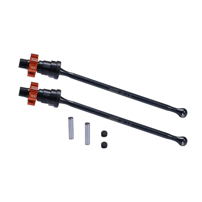 GPM トラクサスX-MAXX用強化ドライブシャフト&ドライブジョイント TRAXXAS X-MAXX Driveshaft Kit 4140 Dogbones with 7075 Hex TXM8170B