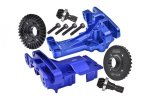 TRAXXAS X-MAXX 8S Aluminum 7075-T6 Front And Rear Upper Bulkhead+Medium Carbon Steel 32/10T Front And Rear Differential Gear set - GPM XRT12131032