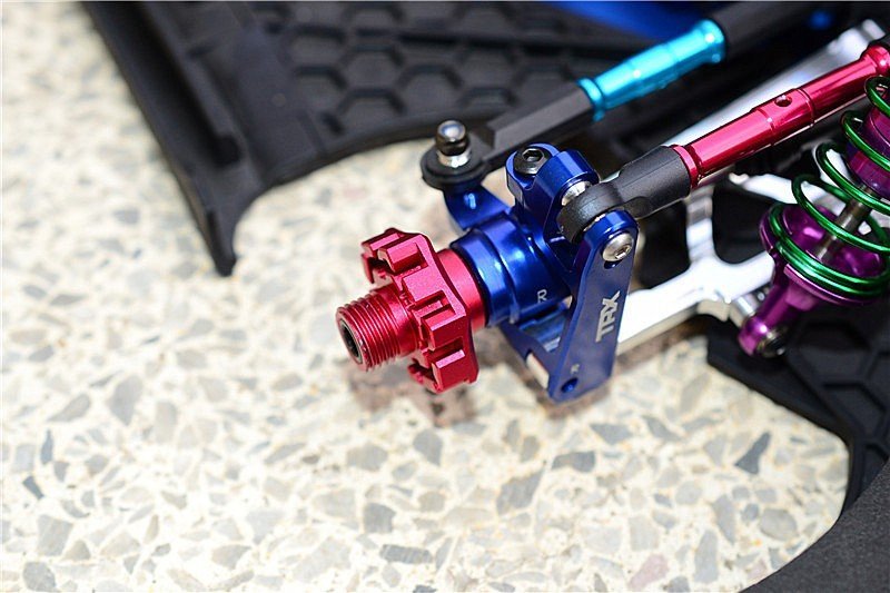 GPM Alu Radnabe 'Claw' Für Traxxas Slash 4X4 – 2 Stück Grau Silber
