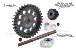 TRAXXAS XRT 8S 40CR Carbon Steel M1.5 Spur Gear 33T + Motor Gear 13T - GPM TXM1333TS TRAXXAS XRT 8S 40CR Carbon Steel M1.5 Spur Gear 33T + Motor Gear 13T - GPM TXM1333TS