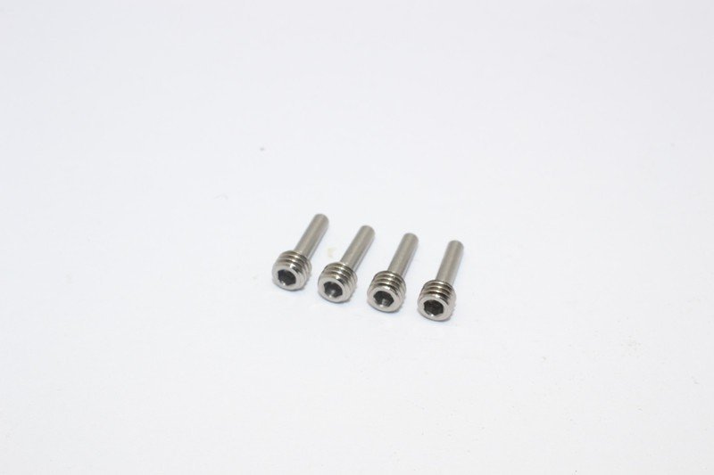 Vaterra 1/10 K-5 Blazer Ascender Steel Screws For Hex Adapter - 4pcs - GPM K5037P
