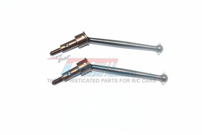 X-RIDER 1/8 FLAMINGO Harden Steel #45 Rear CVD Drive Shaft With Spring Steel Joint - 2pc set - GPM FL047SR